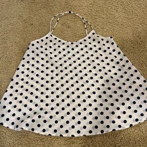 Glamorous Navy Polka Dot Blouse